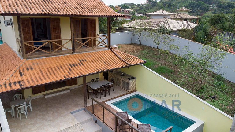 Casa com Área Gourmet e Piscina em Búzios | Céu 27