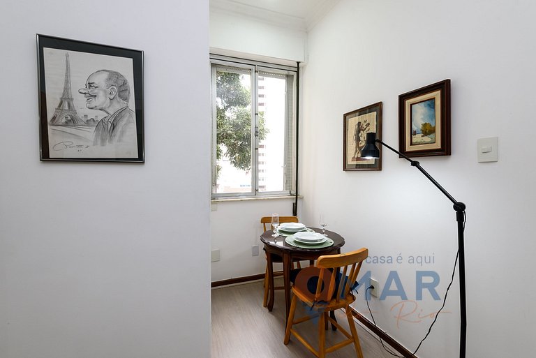 Quarto e Sala a 450m da Praia | RC 34/506