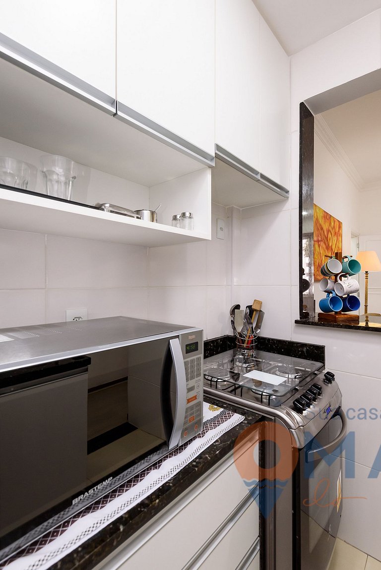 Quarto e Sala a 450m da Praia | RC 34/506