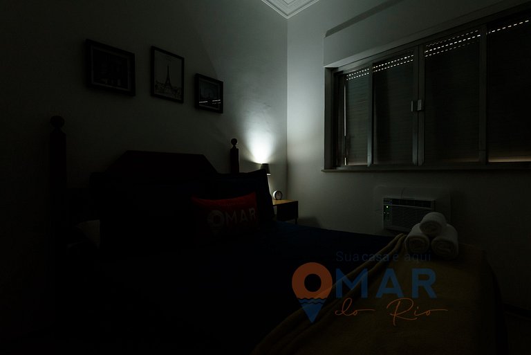 Quarto e Sala a 450m da Praia | RC 34/506