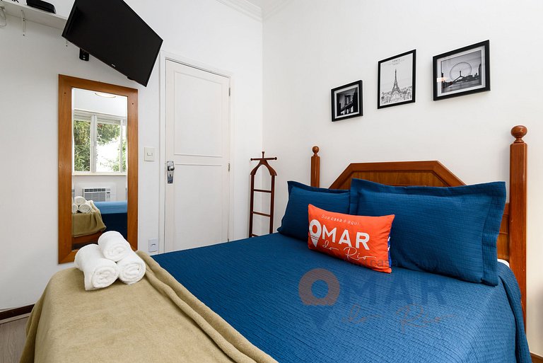 Quarto e Sala a 450m da Praia | RC 34/506