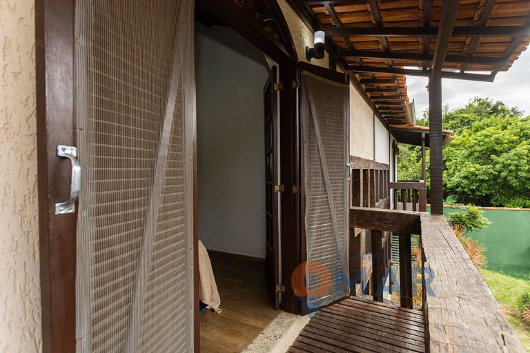 Casa c/ Churrasqueira em Búzios,200m da Praia|VS25