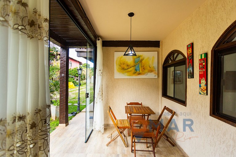 Casa c/ barbacoa en Búzios, 200m de la playa|VS 25