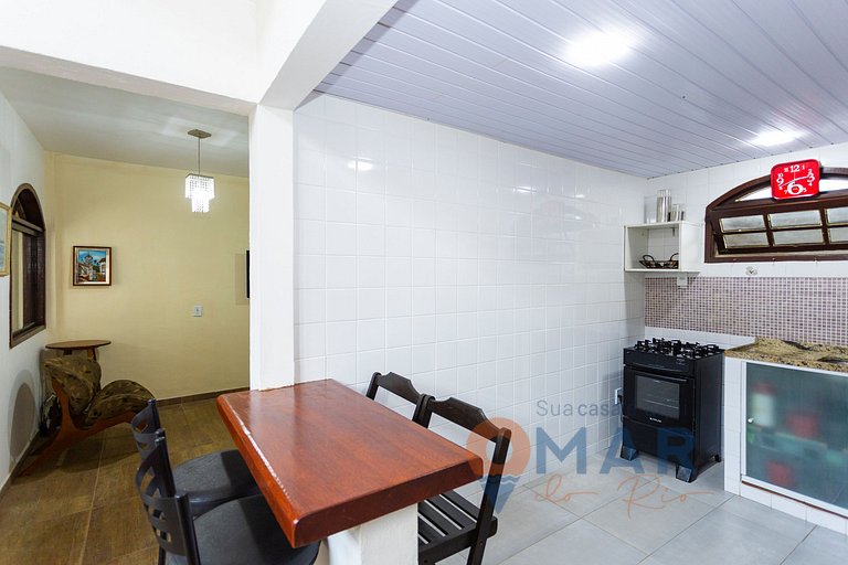 Casa c/ Churrasqueira em Búzios,200m da Praia|VS25
