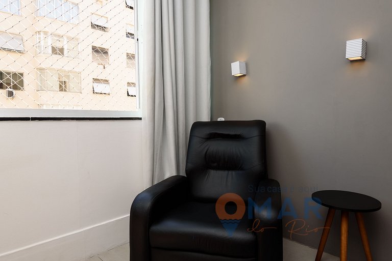 Studio amplo a 200m da Praia | NSC 1085/702