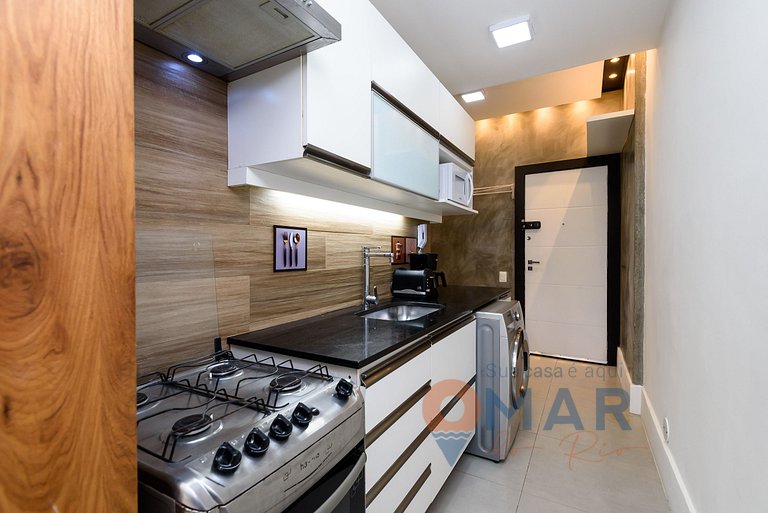 Studio amplo a 200m da Praia | NSC 1085/702