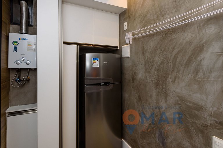 Studio amplo a 200m da Praia | NSC 1085/702