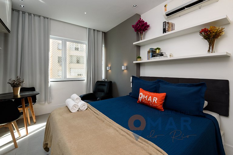 Studio amplo a 200m da Praia | NSC 1085/702