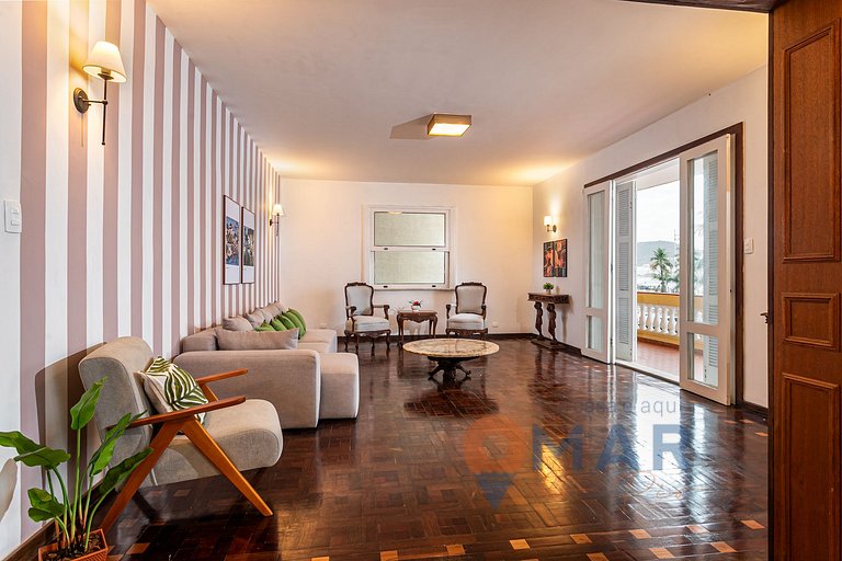 4 Suítes, Varanda Vista-Mar e Garagem | A 3730/201