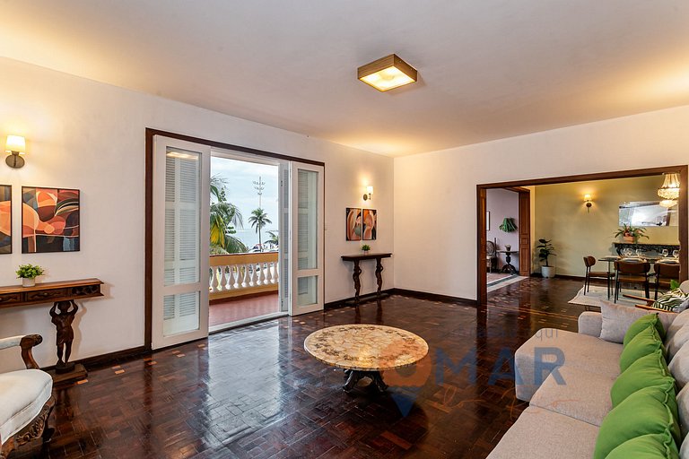 4 Suítes, Varanda Vista-Mar e Garagem | A 3730/201
