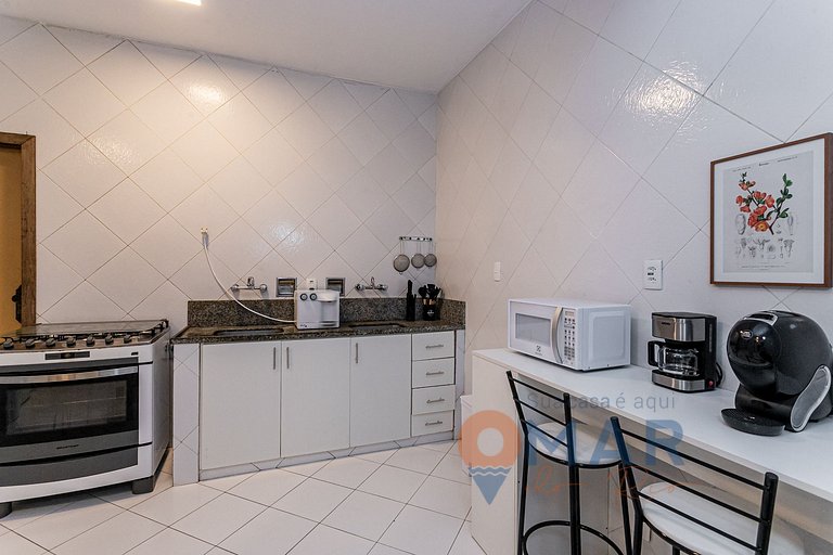 4 Suítes, Varanda Vista-Mar e Garagem | A 3730/201