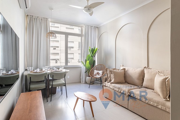 1BDR a 6min de la playa de Copacabana |BL 154/604