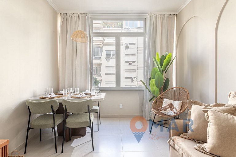 1 Quarto a 6min da Praia de Copacabana |BL 154/604