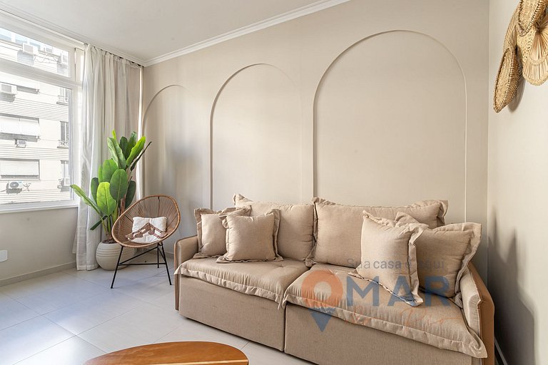 1 Quarto a 6min da Praia de Copacabana |BL 154/604