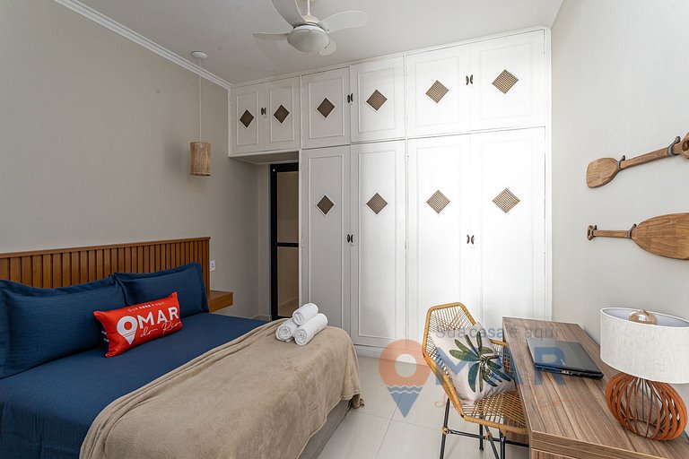1 Quarto a 6min da Praia de Copacabana |BL 154/604