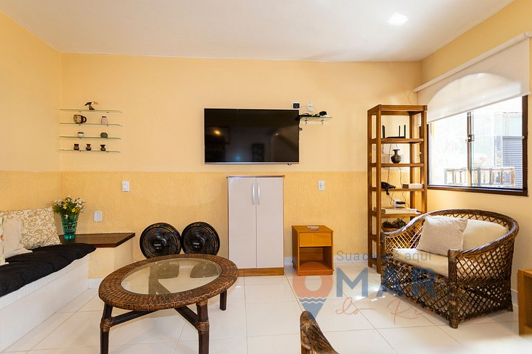 Casa Sommer Búzios: 2Qtos a 200m da Praia | VS 26