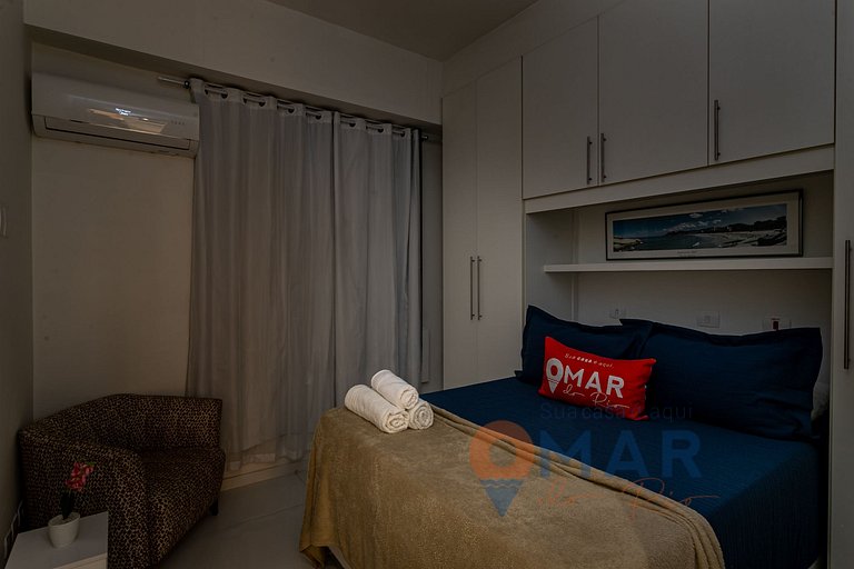 Apartamento a 4 min da praia de Ipanema |GC 84/502