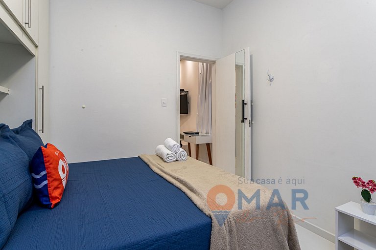Apartamento a 4 min da praia de Ipanema |GC 84/502