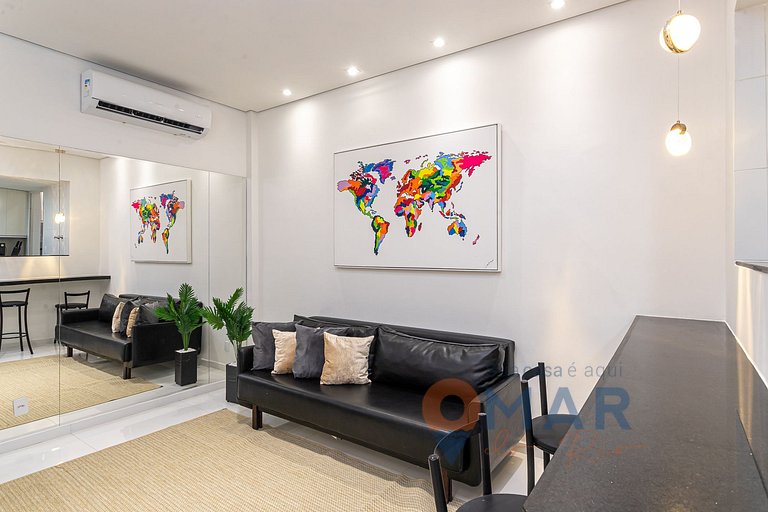 Apartamento a 4 min da praia de Ipanema |GC 84/502