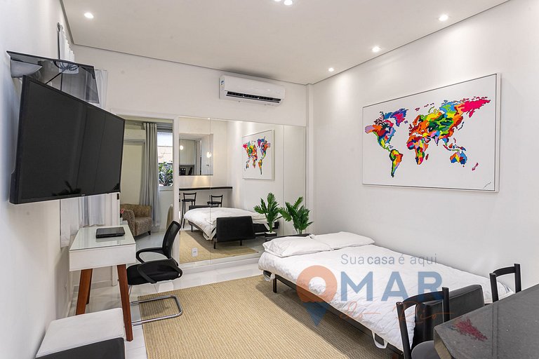 Apartamento a 4 min da praia de Ipanema |GC 84/502
