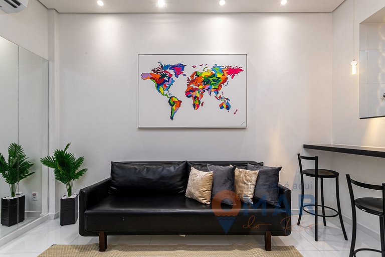 Apartamento a 4 min da praia de Ipanema |GC 84/502