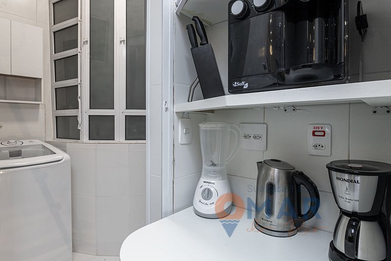 Apartamento a 4 min da praia de Ipanema |GC 84/502