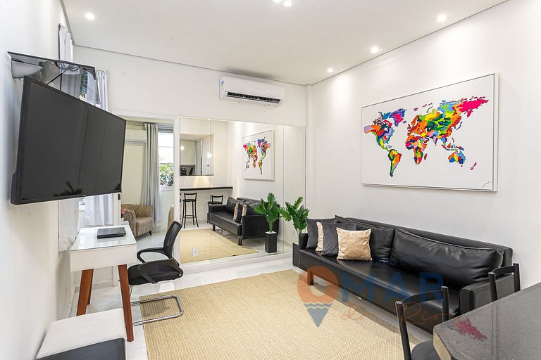 Apartamento a 4 min da praia de Ipanema |GC 84/502