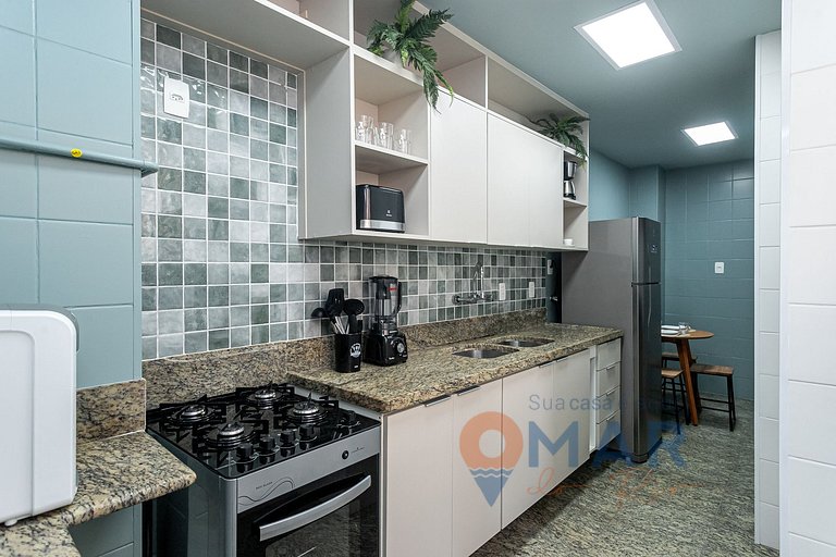 Moderno 2Qtos a 2 min da Praia | DF 149/904
