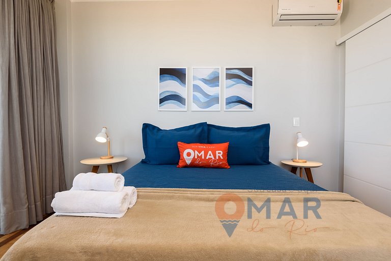2Qtos e Varanda Vista-Mar em Copacabana |RDS 6/804