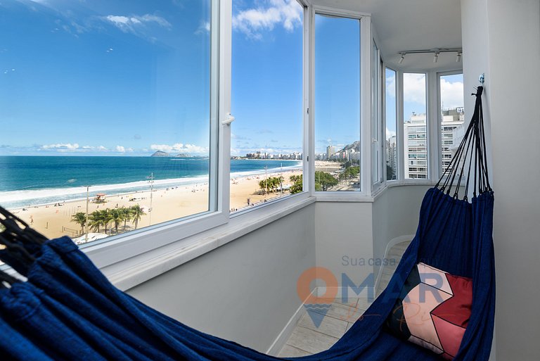 2Qtos e Varanda Vista-Mar em Copacabana |RDS 6/804