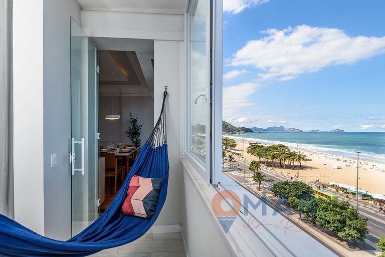 2Qtos e Varanda Vista-Mar em Copacabana |RDS 6/804