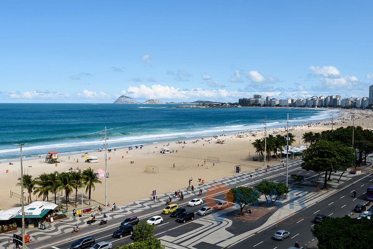 2Qtos e Varanda Vista-Mar em Copacabana |RDS 6/804