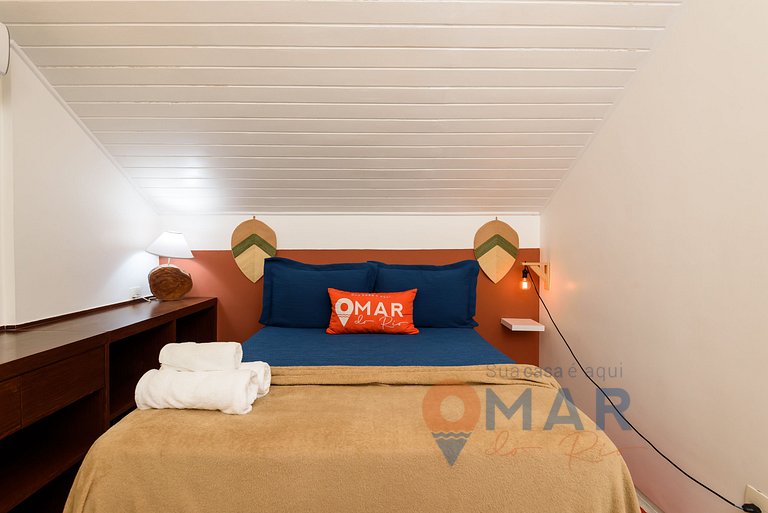 2BDRs y balcón c/ vistas al mar en Ipanema|TXM 21S
