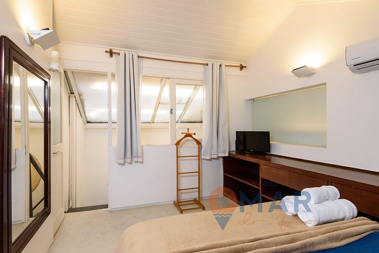 2BDRs y balcón c/ vistas al mar en Ipanema|TXM 21S