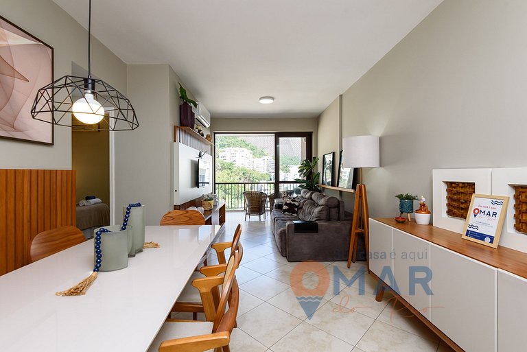 2Qtos c/ Piscina e Garagem no Humaitá|HMT 282/1301
