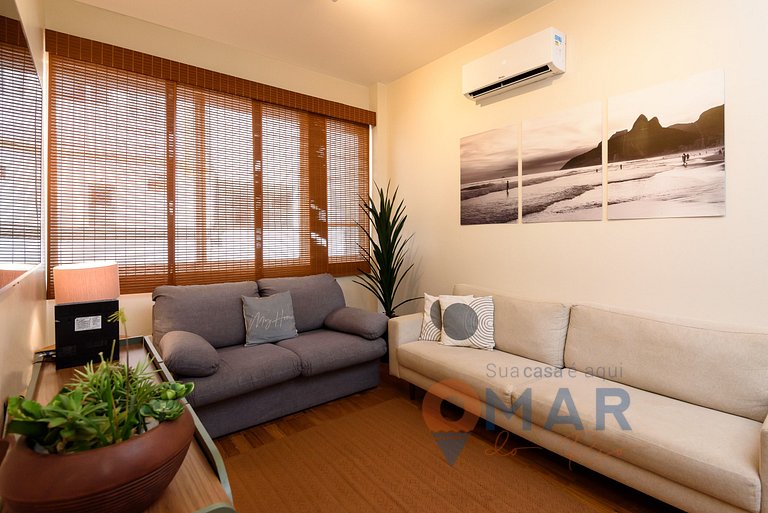 2BDRs w/ Parking 5min to Leblon Beach | AMT 34/103