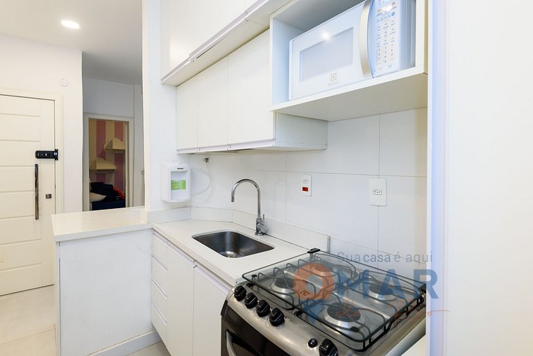 Apê com 3 quartos em Copacabana com banheira | SL 432/401