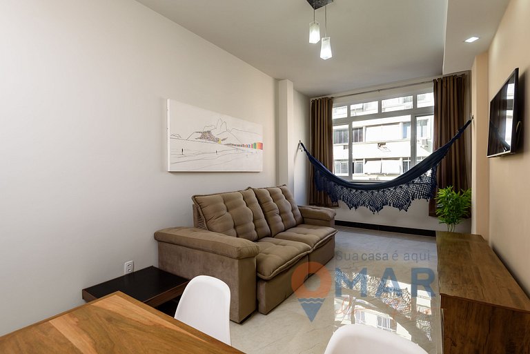 2 quartos em Copacabana c/ Vista Mar | PJ 135/808