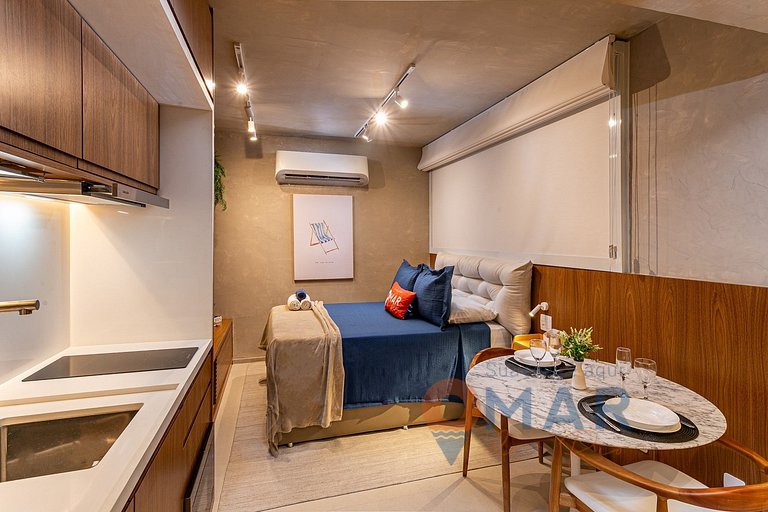 Studio no Leblon a 6 min. da Praia | HC 827/306