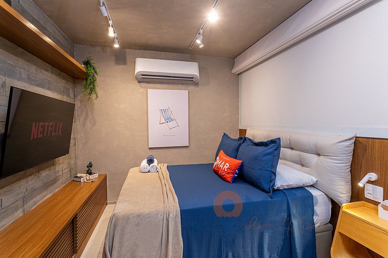 Studio no Leblon a 6 min. da Praia | HC 827/306