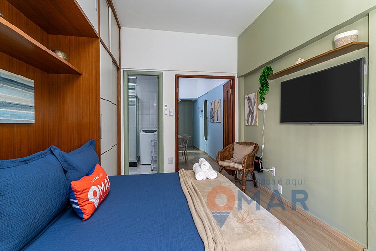 1Qto a 200m de la playa de Copacabana| CR 53/505