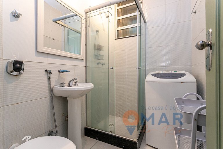 Clean&Calm: 1Qto a 200m da Praia de Copa|CR 53/505