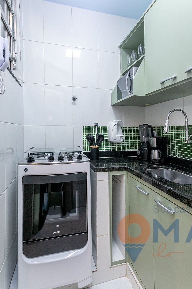 Clean&Calm: 1Qto a 200m da Praia de Copa|CR 53/505