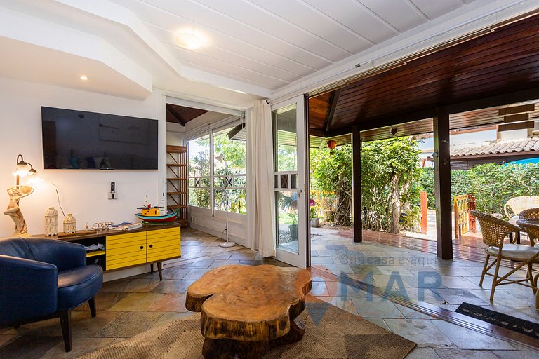 House in Búzios with 4 bedrooms and gourmet area| VF 11