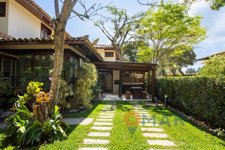 House in Búzios with 4 bedrooms and gourmet area| VF 11