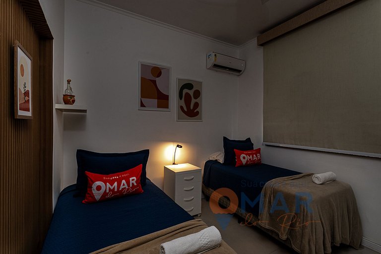 3BDRs 400m from Copacabana beach | LM 110/301