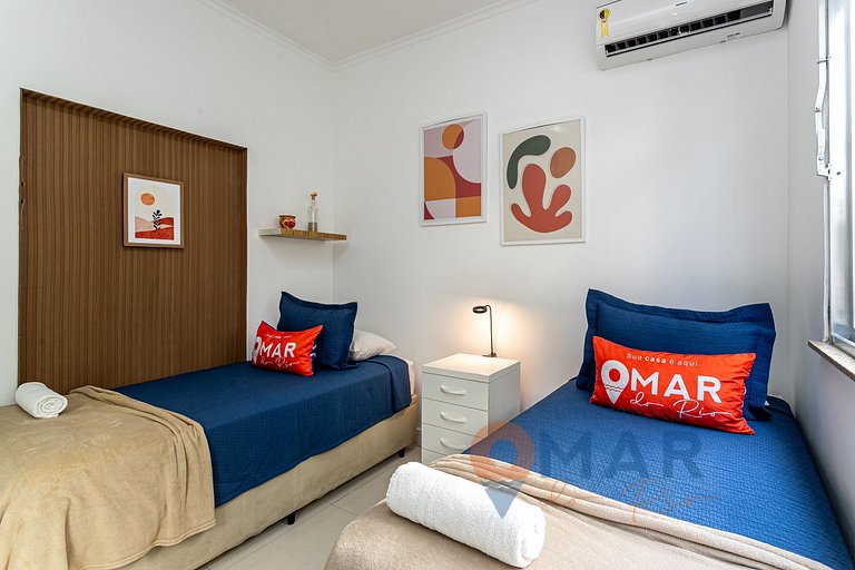 3BDRs 400m from Copacabana beach | LM 110/301