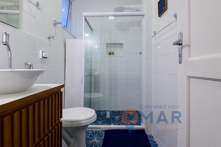 1Qto a 7 min da Praia de Copacabana | BR 678/504