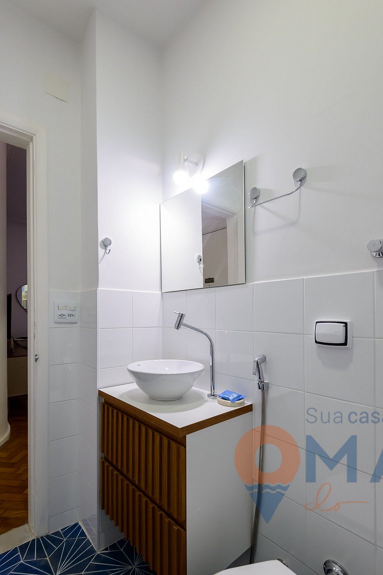 1Qto a 7 min da Praia de Copacabana | BR 678/504