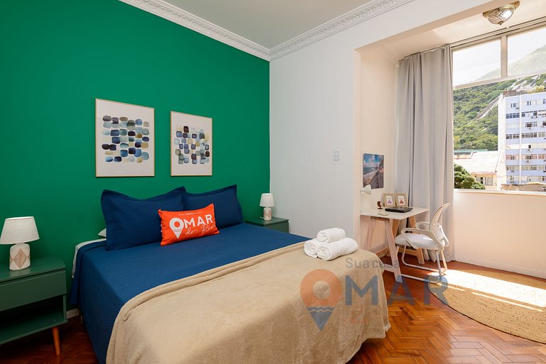 1Qto a 7 min da Praia de Copacabana | BR 678/504